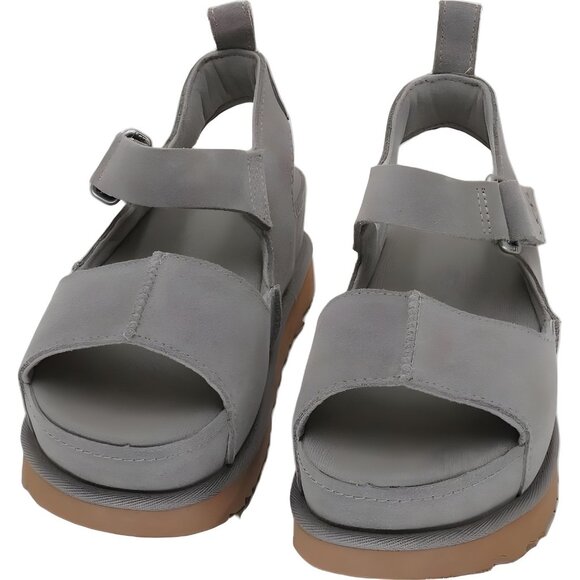 UGG Goldenstar Hi Slide Double Strap Smoke Plume Gray Sandals US 5.5M EU 36.5 - Picture 5 of 6
